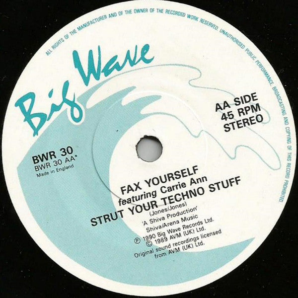 Fax Yourself - I Feel Love (The Ultimate Remix) - Used Vinyl Record 7