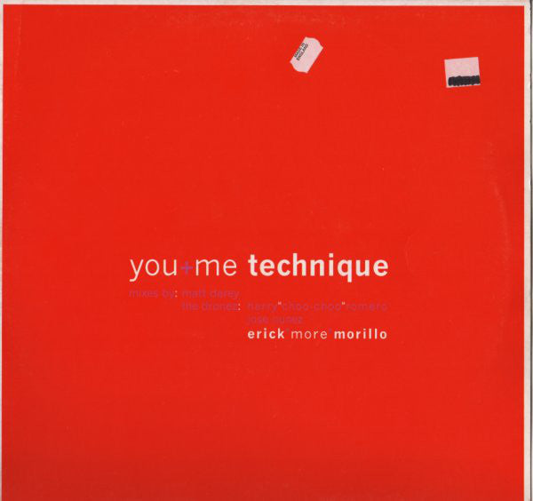 Technique - You + Me - Used Vinyl Record 12"