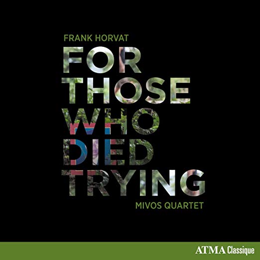 Frank Horvat - : For Those Who Died Trying - CD