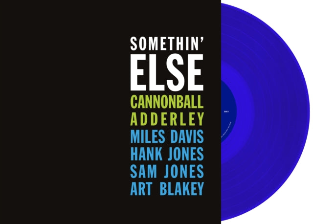 CANNONBALL ADDERLEY - Somethin Else (Blue Vinyl) - Vinyl Record