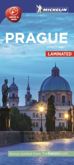 Prague - Michelin City Map 9215 : Laminated City Plan - New Sheet map