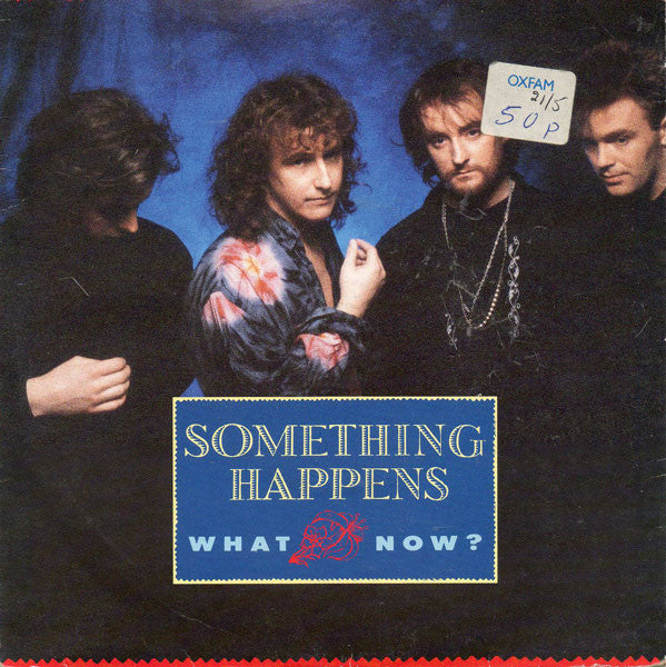Something Happens - What Now? - Used Vinyl Record 7"