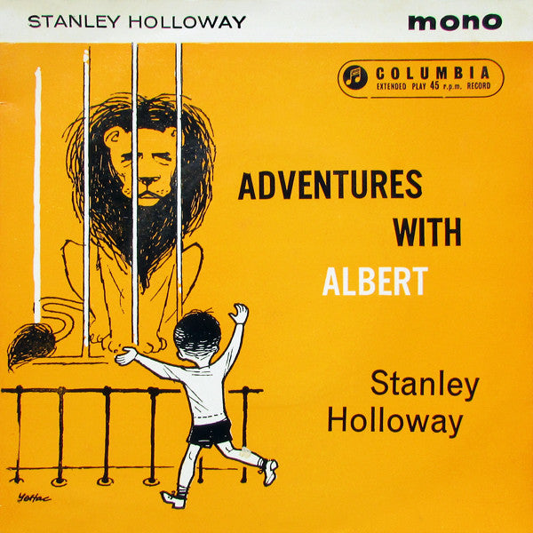 Stanley Holloway - Adventures With Albert - Used Vinyl Record 7"