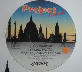 Barbara Roy - If You Want Me - Used Vinyl Record 12"