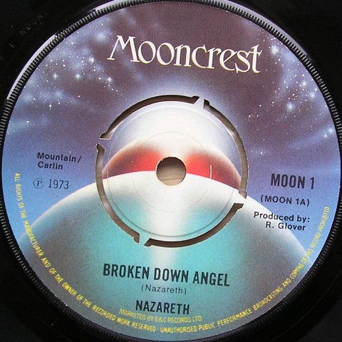 Nazaret - Broken Down Angel - Used Vinyl Record 7"