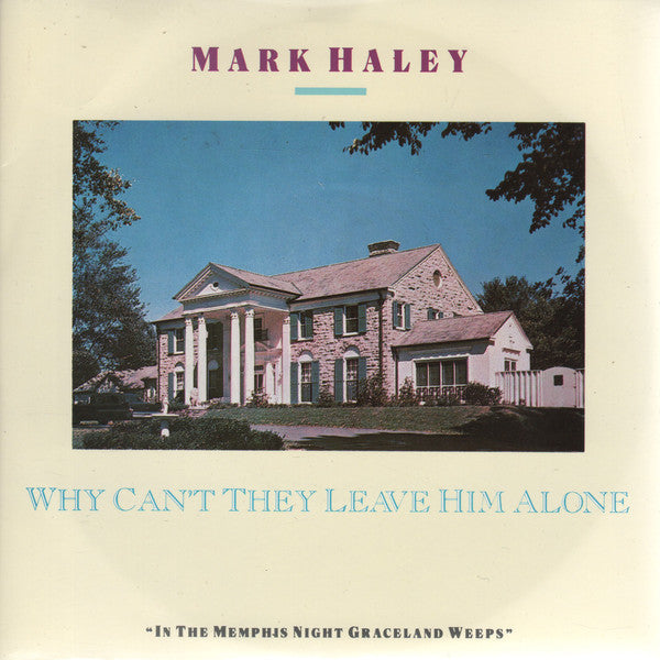 Mark Haley - Why Can`t They Leave Him Alone - Used Vinyl Record 7"