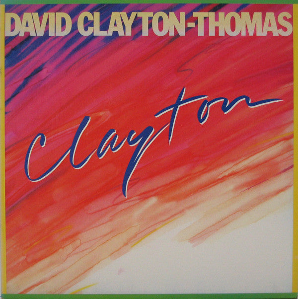 David Clayton-Thomas - Clayton - Used Vinyl Record