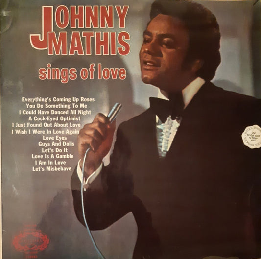 Johnny Mathis - Sings Of Love - Used Vinyl Record