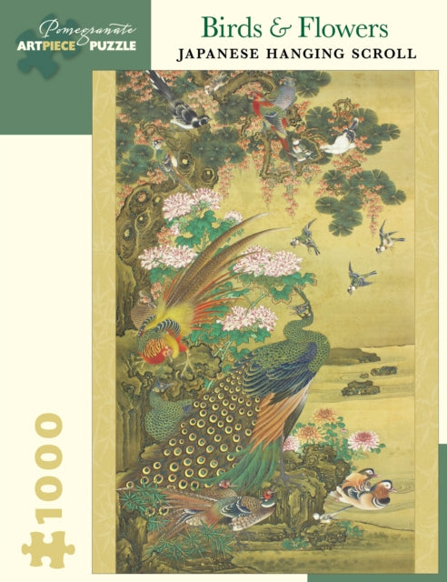 Birds & Flowers : Japanese Hanging Scroll 1000-Piece Jigsaw Puzzle - N