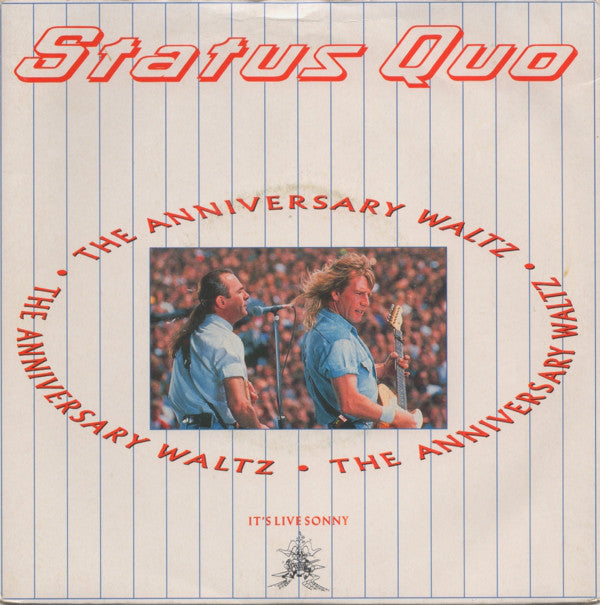 Status Quo - Anniversary Waltz - Used Vinyl Record 7"