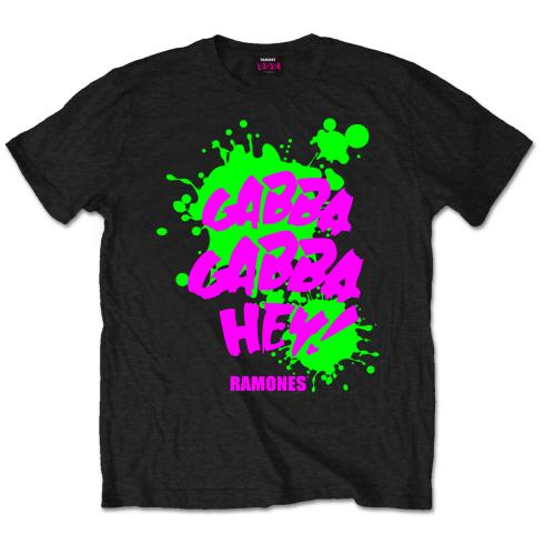 Ramones - tshirt - Unisex - Short Sleeves - Gabba Gabba Hey - Small