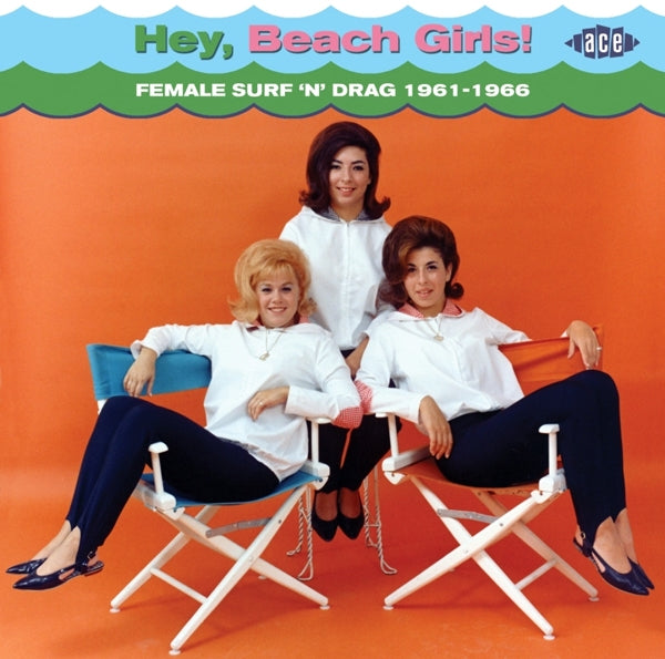 VARIOUS ARTISTS - HEY, BEACH GIRLS! FEMALE SURF 'N' DRAG - CD