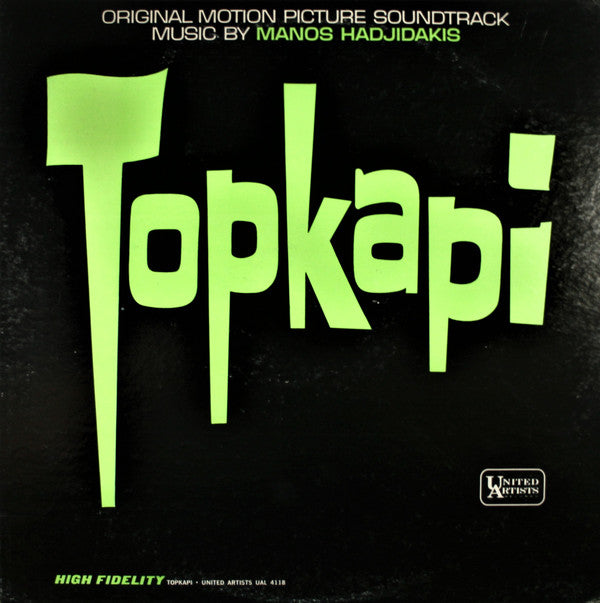 Manos Hadjidakis - Topkapi (Original Motion Picture Sound Track) - Us