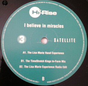 Hi-Ris - I Believe In Miracles - Used Vinyl Record 12"
