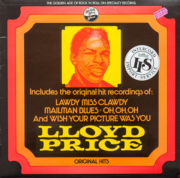 Lloyd Price - Original Hits - Used Vinyl Record