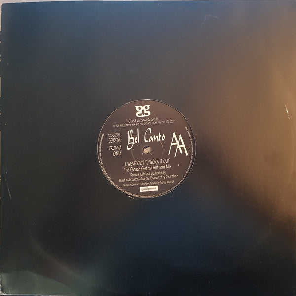 Bel Canto - We've Got To Work It Out - Used Vinyl Record 12"