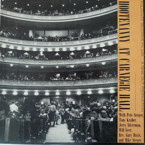 Various - Hootenanny At Carnegie Hall - Used Vinyl Record