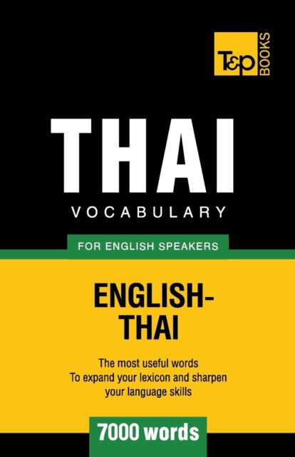 aranov - Thai vocabulary for English speakers - 7000 words - New paper