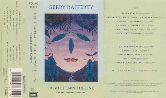 Gerry Rafferty - Right Down The Line - The Best Of - Used Cassette