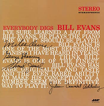 BILL EVANS - EVERYBODY DIGS - Vinyl Record
