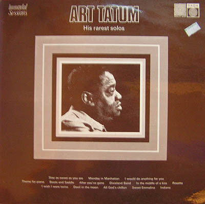 Art Tatum - His Rarest Solos - Used Vinyl Record