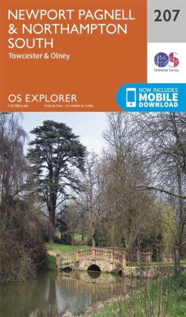 Ordnance Survey - Newport Pagnell and Northampton South : 207 - New Sh