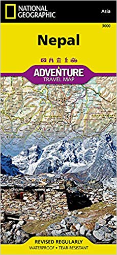 National Geographic - Nepal : Travel Maps International Adventure Map