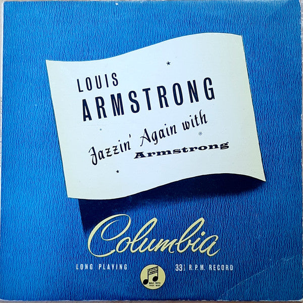 Louis Armstrong - Jazzin' Again With Armstrong - Used Vinyl Record