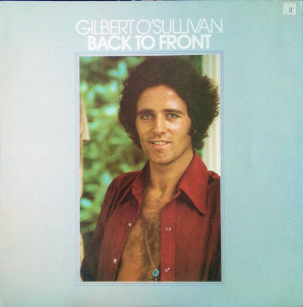 Gilbert O'Sullivan - Back To Front - Used Vinyl Record