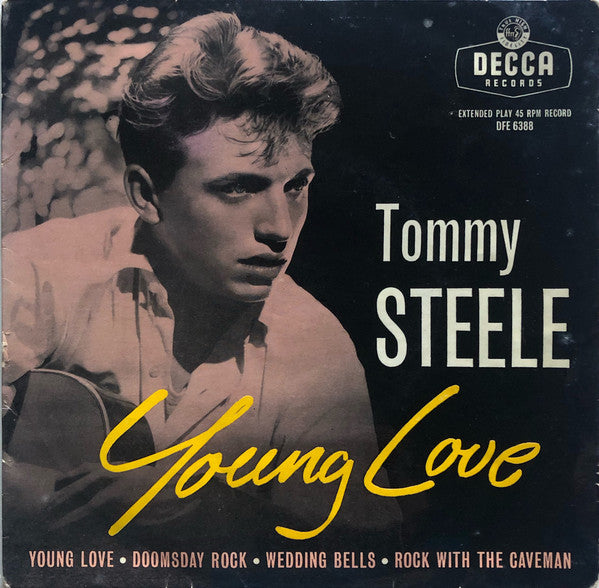 Tommy Steele And The - Young Love - Used Vinyl Record 7"