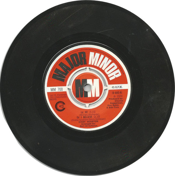 Cissy Houston - He - I Believe - Used Vinyl Record 7"