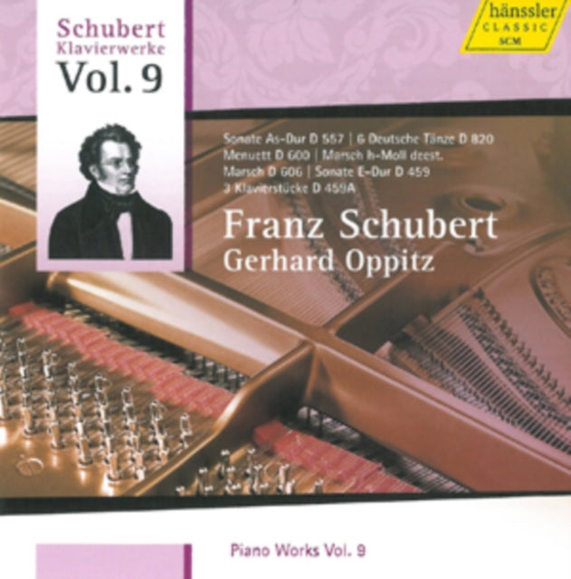 GERHARD OPPITZ - SCHUBERT: PIANO WORKS, VOL. 9 - CD
