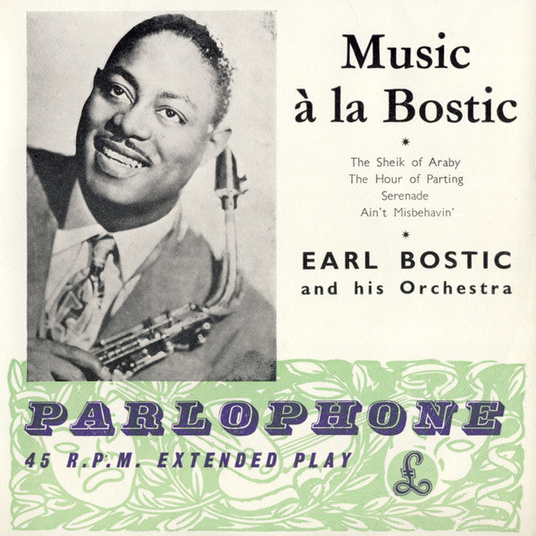 Earl Bostic And His - Music A La Bostic - Used Vinyl Record 7"