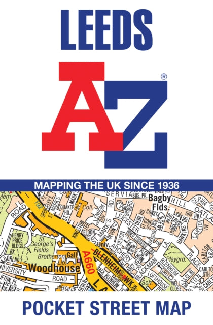 A-Z Maps - Leeds A-Z Pocket Street Map - New Sheet map