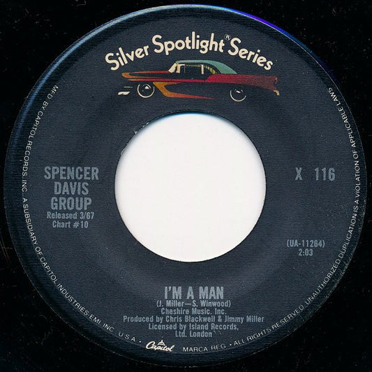 Spencer Davis Group - I'm A Man / Somebody Help Me - Used Vinyl Reco