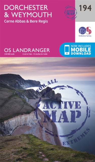 Ordnance Survey - Dorchester & Weymouth, Cerne Abbas & Bere Regis : 19
