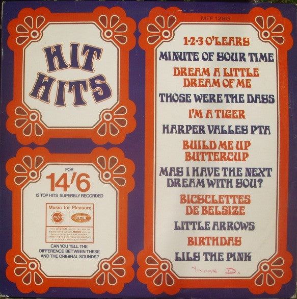 Unknown Artist - Hit Hits - Used Vinyl Record