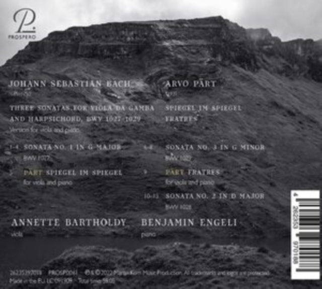 Johann Sebastian Bac - Annette Bartholdy; Benjamin Engeli - Bach: Sonata