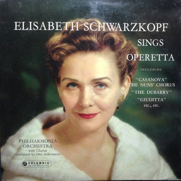 Elisabeth Schwarzkop - Sings Operetta - Used Vinyl Record