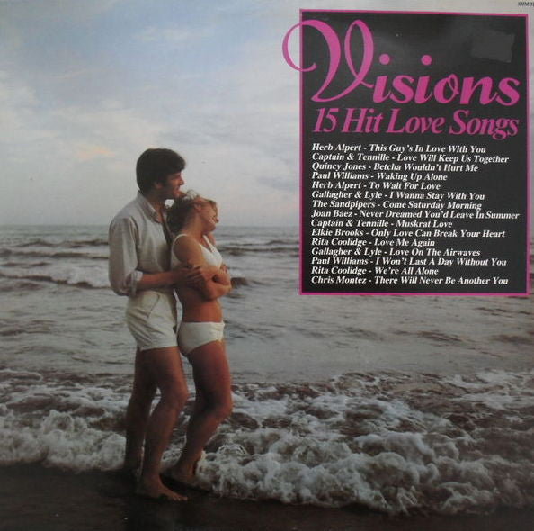 Various - Visions - 15 Hit Love Songs - Used Vinyl Record