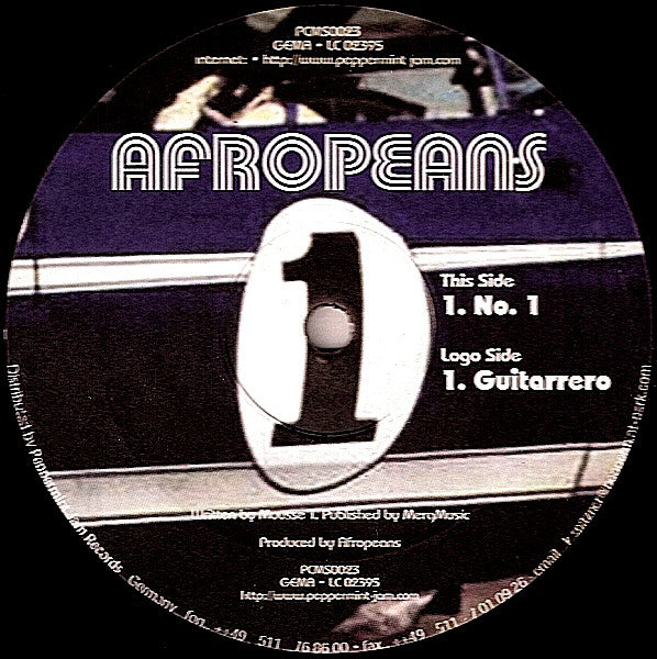 Afropeans - No. 1 - Used Vinyl Record 12"