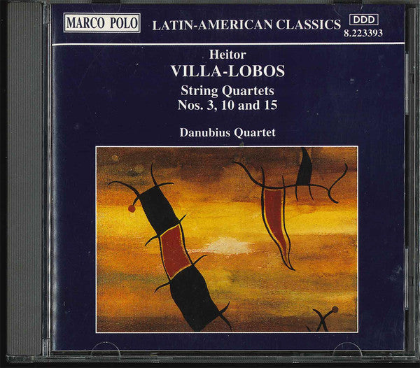 Heitor Villa-Lobos - String Quartets Nos. 3, 10 And 15 - Used CD