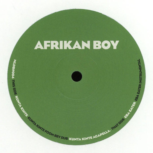 Afrikan Boy - Kunta Kinte / Eba Eater - New Vinyl Record 12"