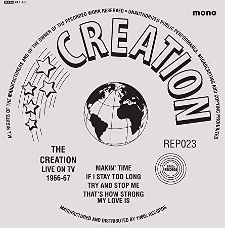 CREATION - LIVE ON TV EP - Vinyl Record VL