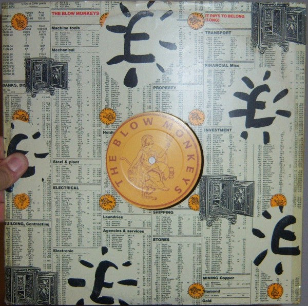 Blow Monkeys - It Pays To Belong (Long) - Used Vinyl Record 12"