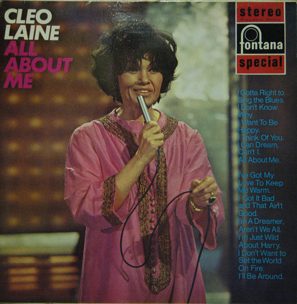 Cleo Laine - All About Me - Used Vinyl Record