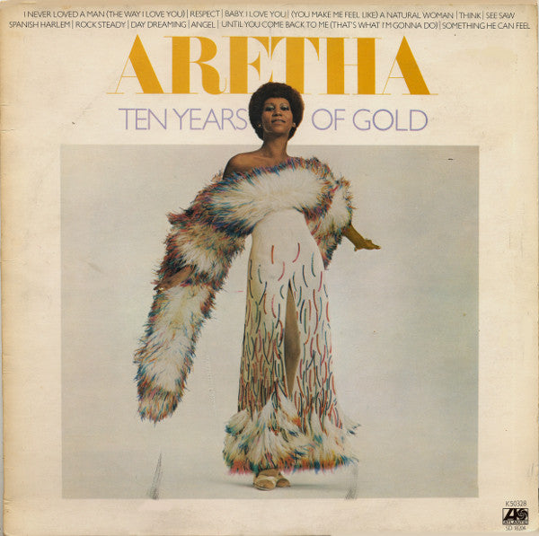 Aretha Franklin - Ten Years Of Gold - Used Vinyl Record