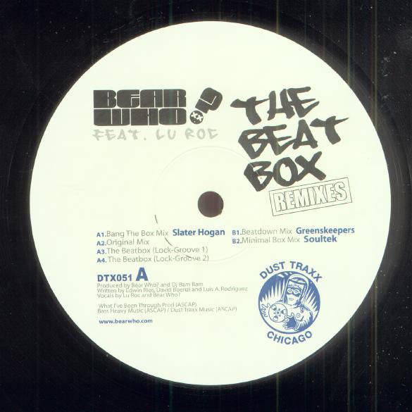 DJ Bear Who ? - Beat Box (Remixes) - Used Vinyl Record 12"