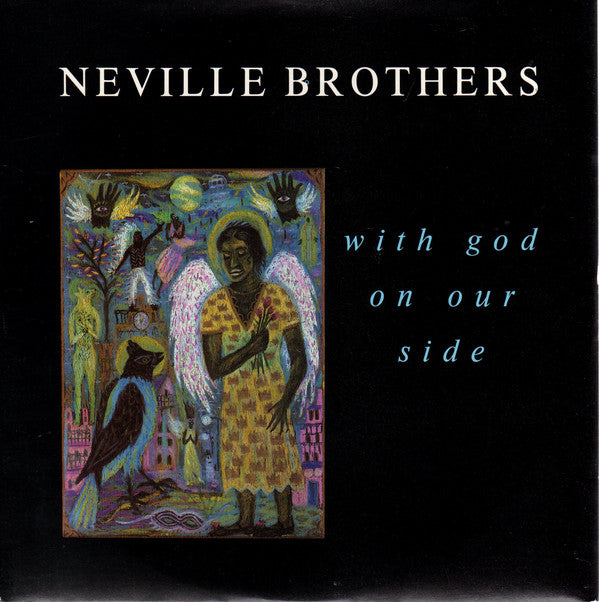 Neville Brothers - With God On Our Side - Used Vinyl Record 7"