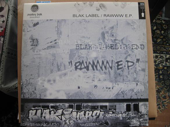 Blak Label - Rawww EP - Used Vinyl Record 12"